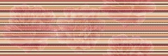 Decor Savage Flowers Lines Marron